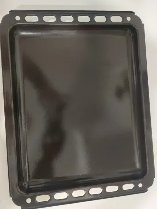Bandeja para horno metálica negra