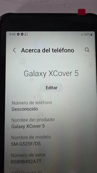 Samsung Galaxy Xcover 5 64GB Nero