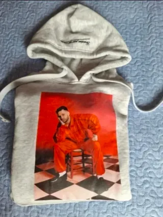 Sudadera Gris Unisex Talla S