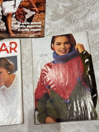 Pack revistas Phildar punto patrones antiguos 1985