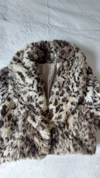 Chaqueta pelo leopardo