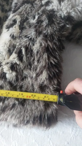Chaqueta pelo leopardo