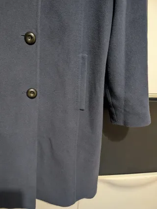 Abrigo retro azul índigo