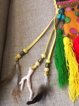 Borsa tracolla indiana multicolor