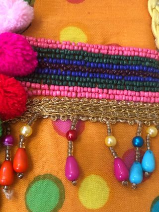 Borsa tracolla indiana multicolor