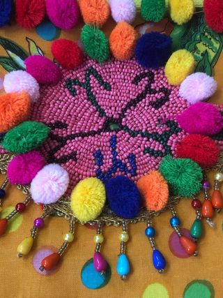 Borsa tracolla indiana multicolor