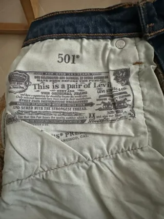 Shorts vaqueros Levi's desgastados