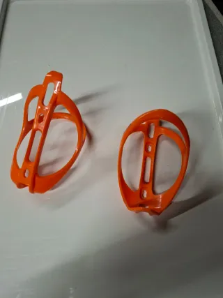 Porta bidones bici naranja (2 udes)