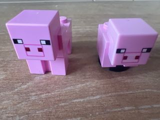 Lego Minecraft Cerditos Rosas