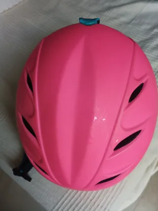 Casco de nieve rosa Bollé para niña