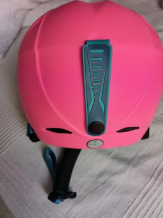 Casco de nieve rosa Bollé para niña