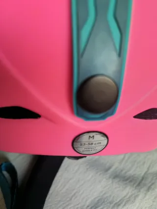 Casco de nieve rosa Bollé para niña