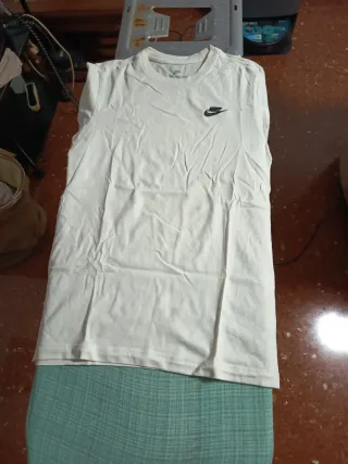 Camiseta Nike Blanca Talla XS Hombre