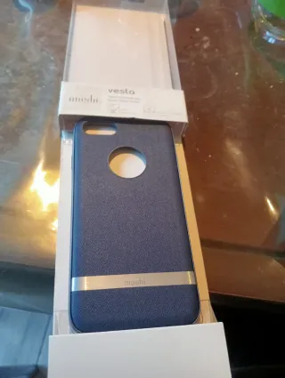 Custodia iPhone 8/7 Moshi Vesta Blu