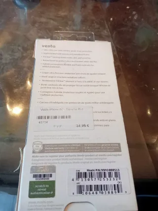 Custodia iPhone 8/7 Moshi Vesta Blu