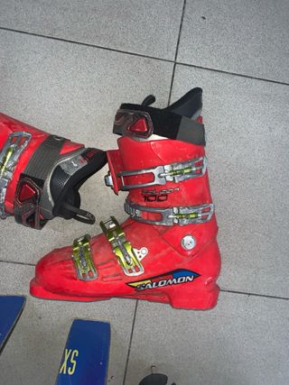 Botas de esquí Salomon Falcon 100 Rojas