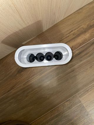 Paragüero estrecho blanco para puerta