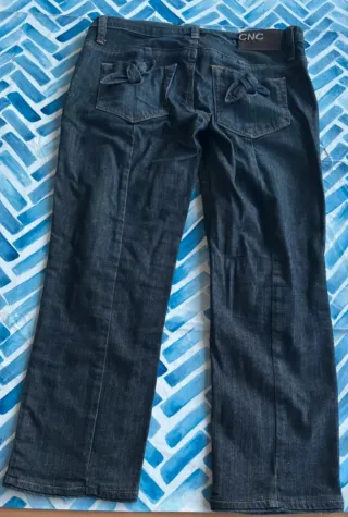 Jeans CNC blu