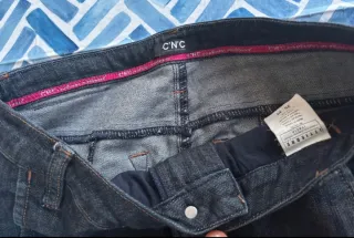 Jeans CNC blu