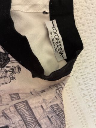 Blusa italiana estampada Paris niña