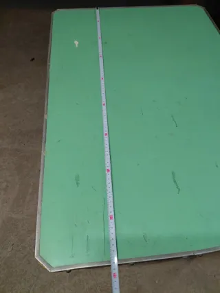 Mesa plegable camping antigua verde