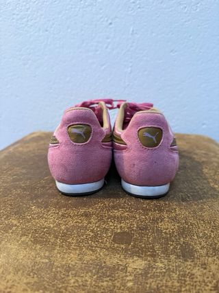 Zapatillas Puma Rosas y Doradas