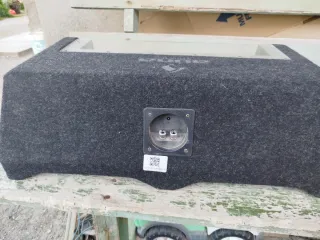 Subwoofer Doble Auna + Amplificador