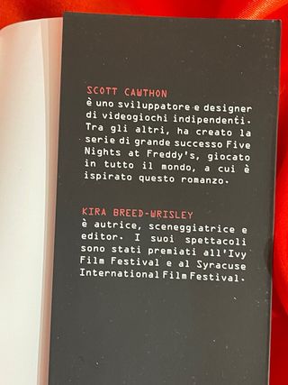 Five nights at Freddy's. The silver eyes