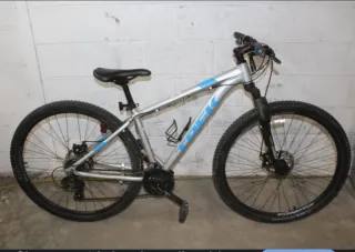 Bicicleta Trek Plata y Azul