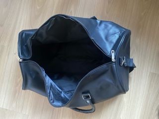 Bolsa de piel sintética negro