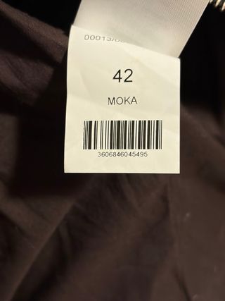 Cazadora Naf Naf de piel marrón