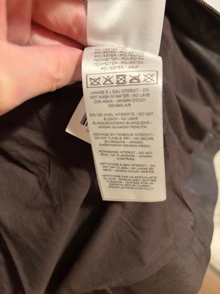 Cazadora Naf Naf de piel marrón