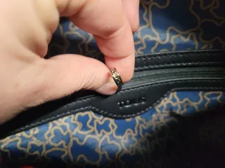 Bolso Maletín TOUS Nailon Caqui