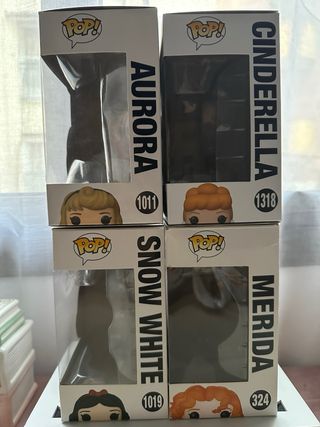 Cajas Funko Pop Disney Princesas