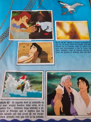 Coleccion cromos Álbum Panini La Sirenita Completo