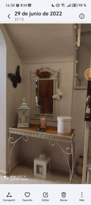 Mesa de entrada/ consola