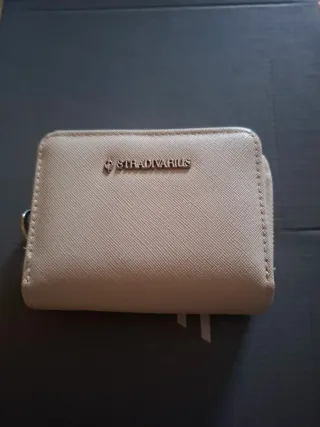Monedero Stradivarius Beige
