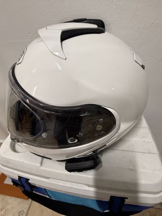 Casco SHOEI Modular + Intercom Cardo
