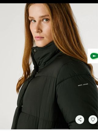 Plumífero largo impermeable Pepe Jeans mujer.Nuevo