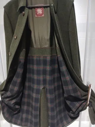 Abrigo Loden Lana Verde