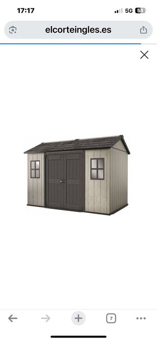 Caseta exterior Keter roja