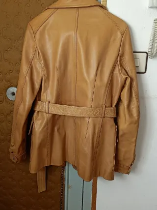 Chaqueta de cuero genuino Imperio mujer