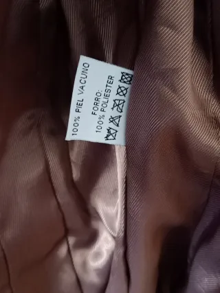 Chaqueta de cuero genuino Imperio mujer