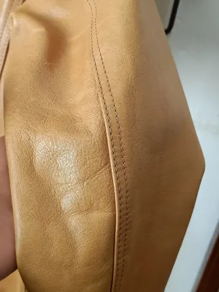 Chaqueta de cuero genuino Imperio mujer