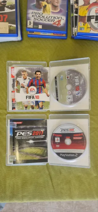 Lote Videojuegos Fútbol PS2 y PS3