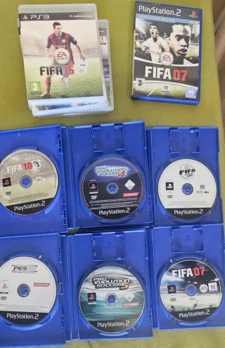 Lote Videojuegos Fútbol PS2 y PS3