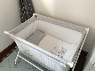 Minicuna tijera con ruedas Petit Praia