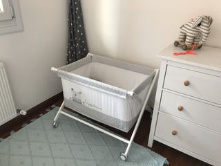 Minicuna tijera con ruedas Petit Praia