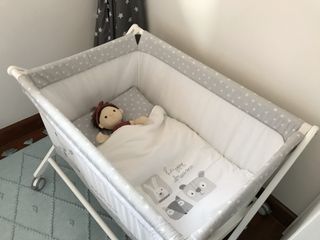 Minicuna tijera con ruedas Petit Praia