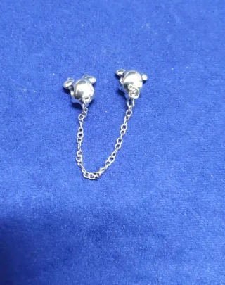 Cadena seguridad Minnie Mickey pulsera Pandora pla